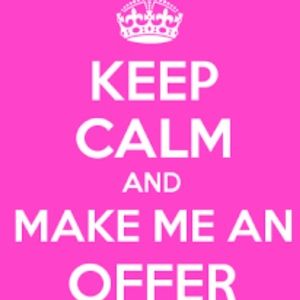 Reasonable offers welcome!